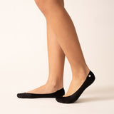 Low-Cut No Show Socks 3 Pack - Black