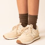 Crew Socks 3 Pack - Ash Beige