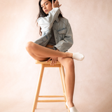 No Show Socks for Unisex 3 Pack - Creamy White