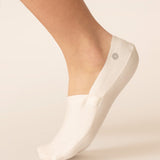 No Show Socks for Unisex 3 Pack - Creamy White